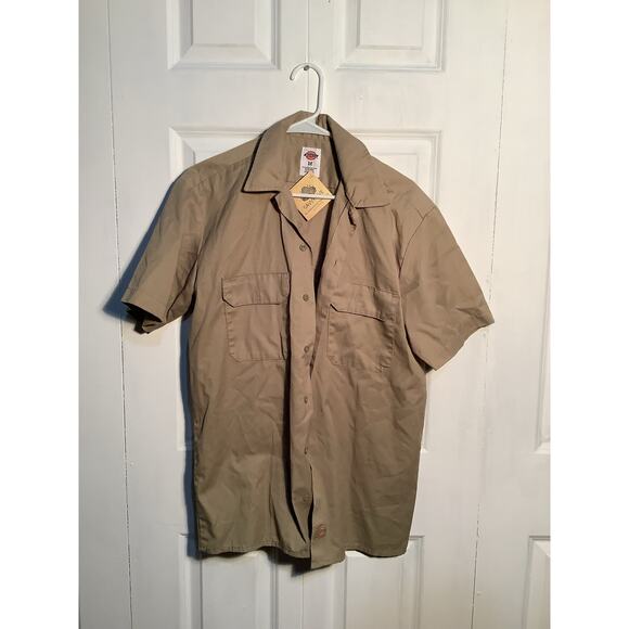 Dickies Other - Dickies Button Down Khaki Work Shirt